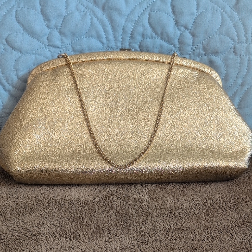 Elegant Gold Women's Clutch